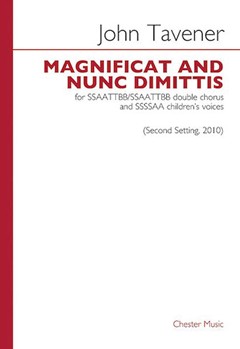 Magnificat and Nunc Dimittis by Tavener John for Vocal Scor