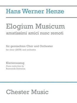 Elogium Musicum by Henze Hans Werner for Vocal Scor