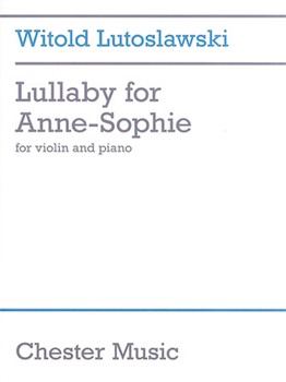 Lullaby For Anne-sophie for Violin and Piano