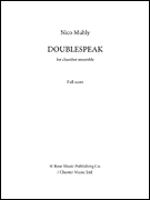 Doublespeak [concert band] Muhly Score & Pa