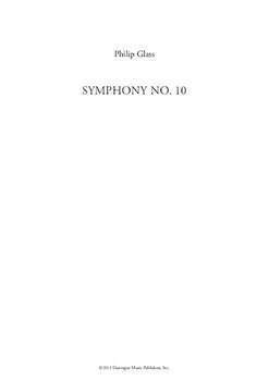 Symphony No. 10 by Glass Philip for Score