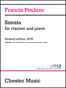 Sonata for Clarinet (2006) w/online audio [clarinet] Poulenc