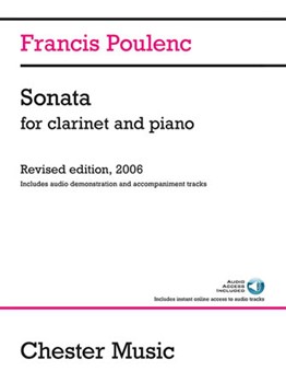 Sonata for Clarinet (2006) w/online audio [clarinet] Poulenc