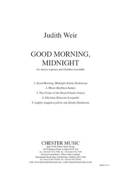 Good Morning Midnight Vocal Score Mezzo-soprano With Piano Accompaniment by Judith Weir for Vocal Scor