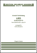 Lied (ohne Worte) From Serenade Op24, violin and piano