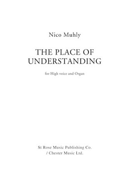 Place Of Understanding for High Voice and Piano [vocal]