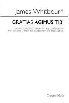 Gratias agimus tibi by Whitbourn James Nigel Palmer for SATB and Organ