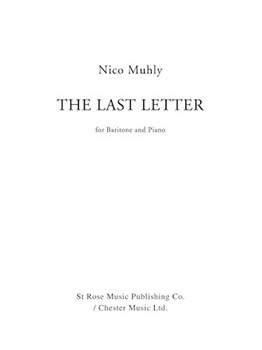 Last Letter by Muhly Nico for Baritone
