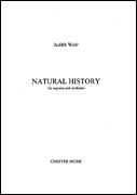 Natural History for Soprano and Orchestra Vocal Scor