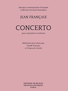 Francaix Concerto Clarinet With Piano Reduction