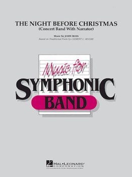 Night Before Christmas by Moss John - Moss John - for Concert Band (W / narrator)
