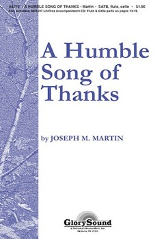 Humble Song Of Thanks by - Martin Joseph M - for SATB