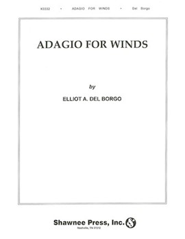 Adagio For Winds by Del Borgo Elliot for Full Score