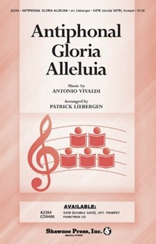 Antiphonal Gloria Alleluia by Vivaldi Antonio Lucio - Liebergen Patrick M - for SATB