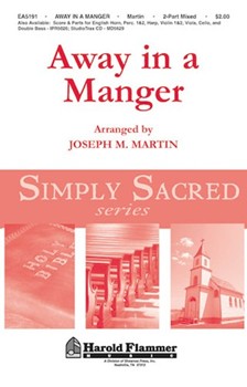 Away In A Manger by - Martin Joseph M - for 2-Part Mixed