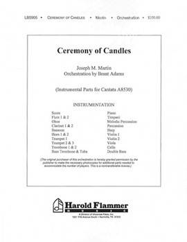 Ceremony Of Candles by Martin Joseph M for Instrumental Parts