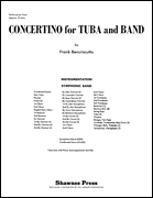 Concertino for Tuba and Band [concert band] Bencriscutto Score & Pa