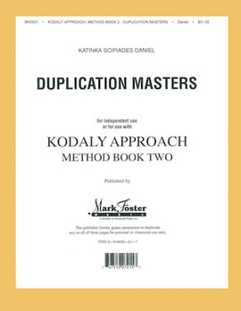 Kodaly Approach by Daniel Katinka for Accessorie (Bk 2-transparencies)