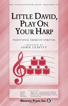 Little David Play On Your Harp by - Leavitt John - for SATB (American Spiritual)