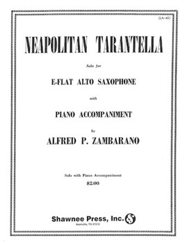 Neapolitan Tarantella by Zambarano for Alto Saxophone and Piano
