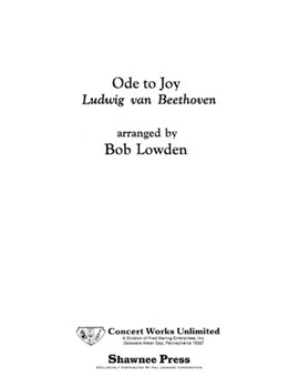 Ode to Joy PARTS AND