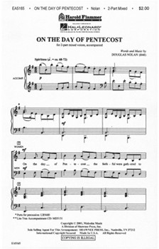 On The Day Of Pentecost by Nolan Douglas for 2-Part Mixed