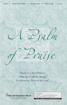 Psalm Of Praise by Martin Joseph M for SATB