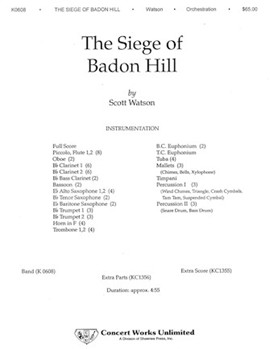 Siege Of Badon Hill by Watson Scott for Concert Band
