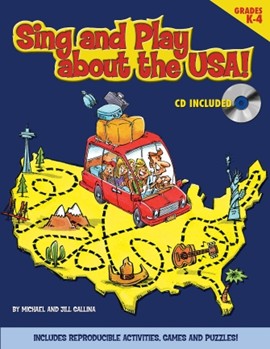 Sing and Play About the USA by Gallina Jill for Director's Kit (Bk/CD/Repros)