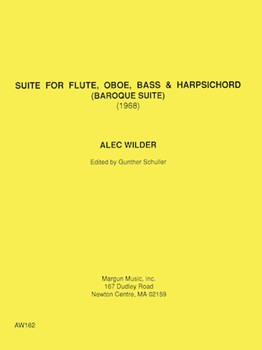 Suite for Flute Oboe Bass and Harpsichord by Wilder Alec for