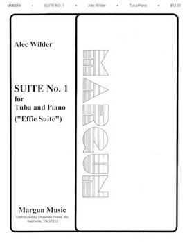 Suite #1 Effie by Wilder Alec for Tuba and Piano