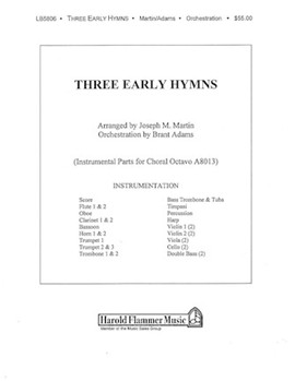 Three Early Hymns (from The Legacy of Faith) by Martin Joseph M - Martin Joseph M - for Score and Parts