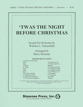 Twas the Night Before Christmas by Darby Ken - Simeone Harry - for Score and Parts