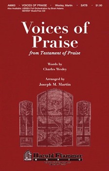 Voices Of Praise From Testament Of Prai by Martin Joseph M - Martin Joseph M - for SATB