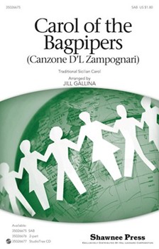 Carol Of The Bagpipers by - Gallina Jill - for SAB and Piano