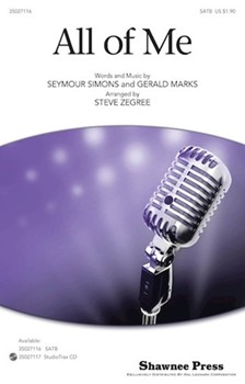 All Of Me by Simons and Marks - Zegree Steve - for SATB