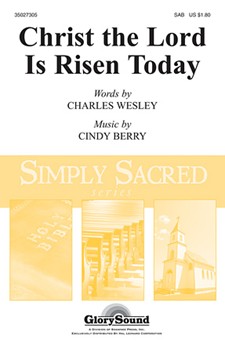 Christ The Lord Is Risen Today by Berry Cindy - Berry Cindy - for SAB and Piano