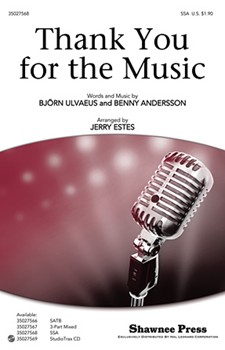 Thank You For The Music by Bjorn Ulvaeus - Estes Jerry - ABBA for Accompaniment CD