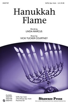 Hanukkah Flame by Courtney Vicki Tucker for SATB