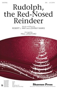 Rudolph The Red-nosed Reindeer by May Robert - Langford Paul - for SSA