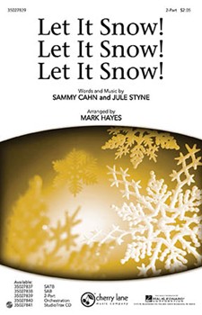 Let It Snow Let It Snow Let It Snow by Cahn Sammy - Hayes Mark - for 2-Part