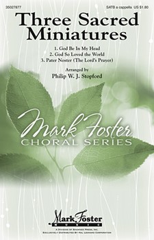 3 Sacred Miniatures by Stopford Philip W J for SATB