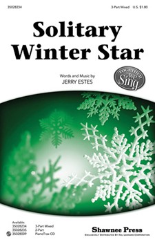 Solitary Winter Star by Estes Jerry for 2-Part