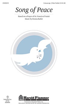 Song Of Peace by Butler Donna for Unison/2-Part