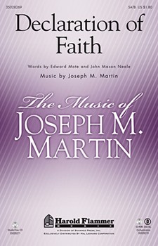Declaration Of Faith by Martin Joseph M for SATB