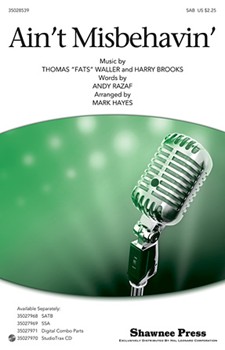 Ain't Misbehavin' by Waller and Brooks - Hayes Mark - Thomas Fats Waller for SAB