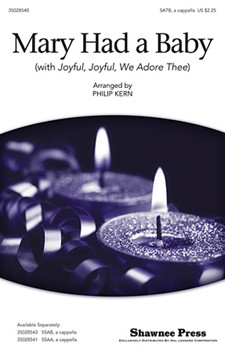 Mary Had A Baby by Spiritual - Kern Philip - for SATB