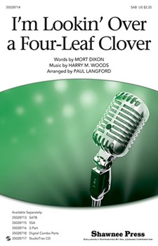 I'm Looking Over A 4 Leaf Clover by Dixon Mort - Langford Paul - for SAB