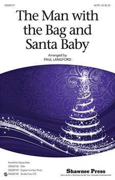 Man With The Bag & Santa Baby by Springer Philip - Langford Paul - for SATB
