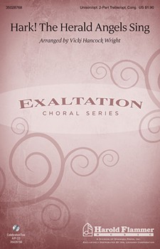 Hark The Herald Angels Sing by - Wright Vicki Hancock - for Unison/2-Part
